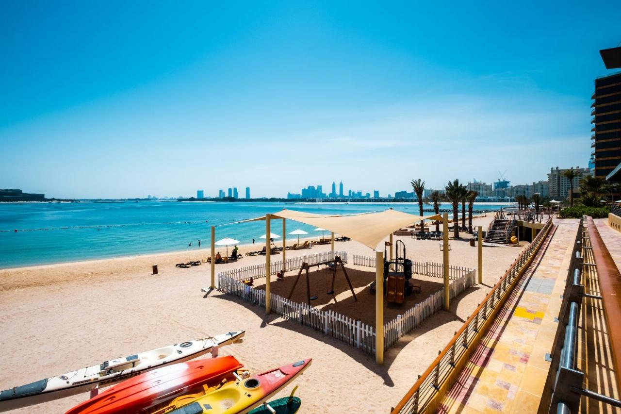 ドバイMaison Privee - Spacious Apt On Palm Jumeirah W Sea Views And Premium Facilities Accessアパートメント エクステリア 写真
